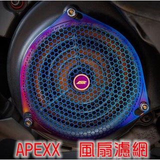 APEXX | 風扇蓋濾網 風扇蓋 濾網 護網 保護網 適用於 勁戰車系 雷霆 雷霆S JETS BWS G6 鍍鈦