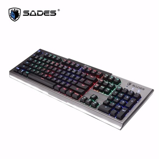 米特3C數位–賽德斯 SADES DAMASCUS 大馬士革刀 RGB 104KEY 金屬鍵盤 青軸