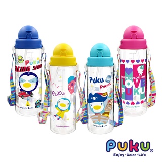 PUKU藍色企鵝 Tritan滑蓋水壺500ml(四款)