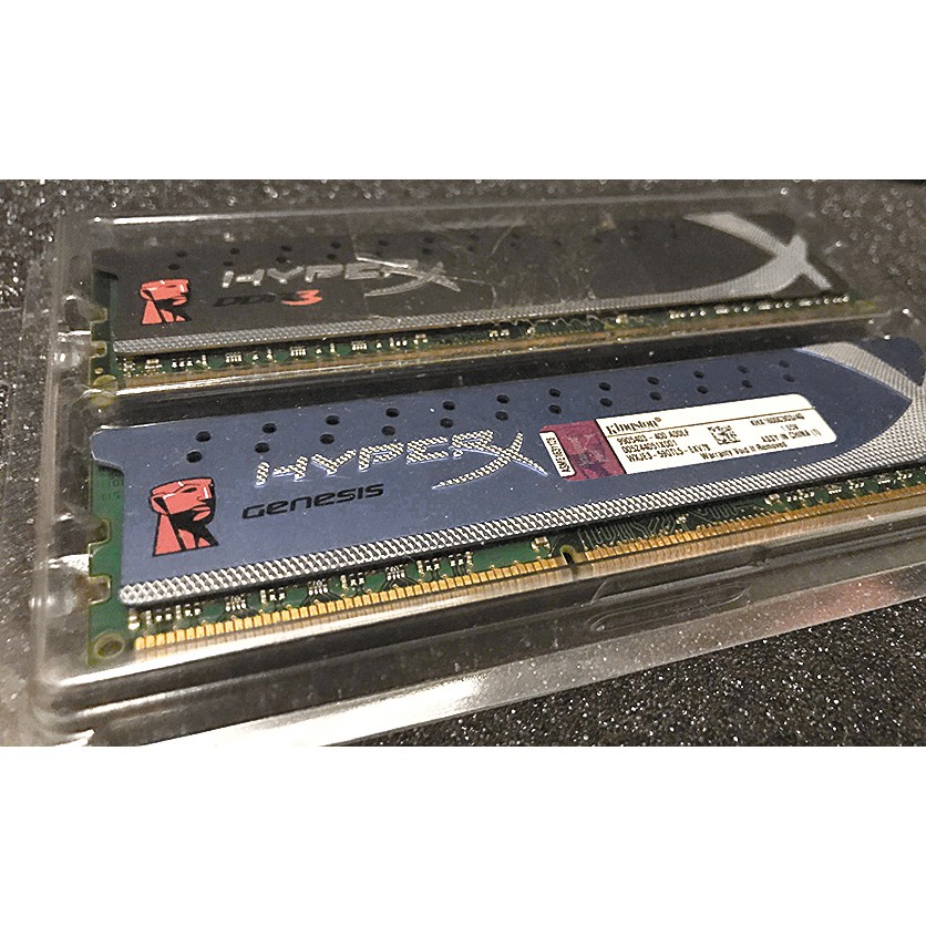 小甜甜優選现货 HyperX DDR3 1600 8GB 雙通道 ( 4G 2 ) 8G 超頻記憶體 KHX1600C
