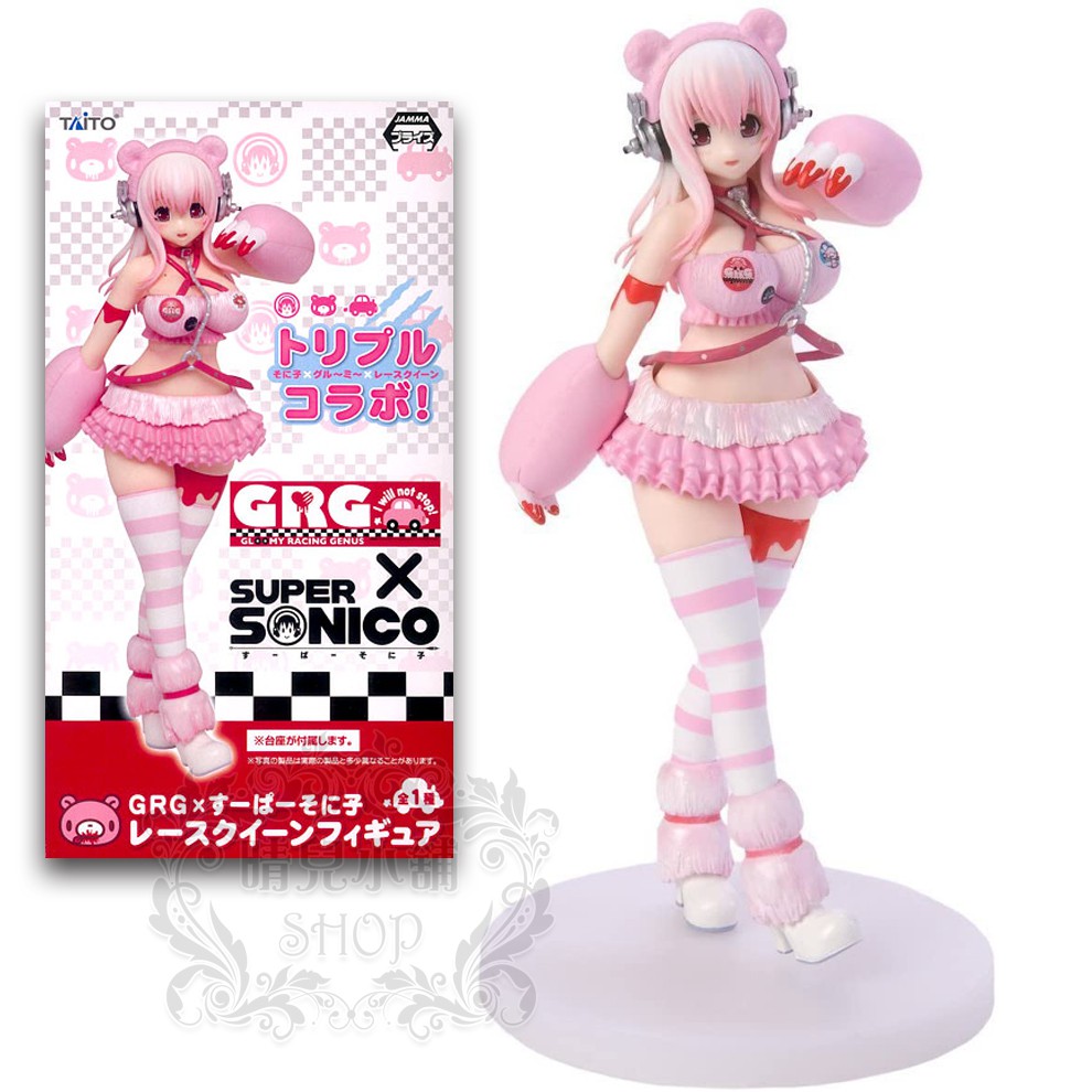 ※晴兒小舖※ 現貨日本正版公仔 超級索尼子 Super sonico TAITO景品 GRG 暴力熊 賽車女郎 性感公仔