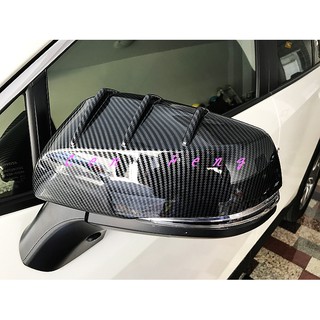 涔峰ＣＦ☆(碳纖三爪) TOYOTA 19年 RAV4 5代 後視鏡罩 後視鏡蓋 後視鏡 防刮飾蓋 防撞飾板