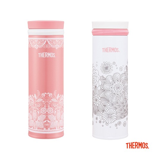 THERMOS 膳魔師 不銹鋼真空保溫杯 保溫瓶 優雅蕾絲 花漾蕾絲 JNO-500-HA JNO-500 500ML