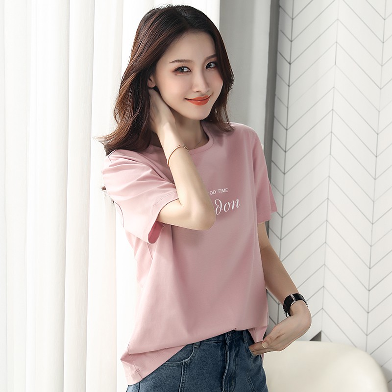 好貨促銷 短袖t恤女純棉寬松韓版體恤ins潮網紅半袖新款夏季純色白上衣 蝦皮購物