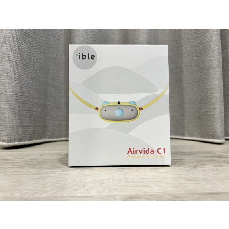 【ible】Airvida C1 兒童公仔款隨身空氣清淨機(小鴨黃)
