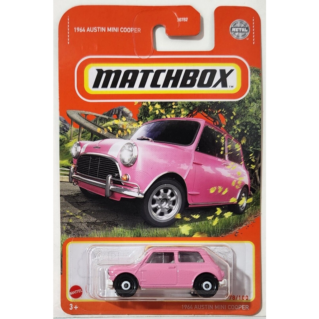 MATCHBOX 2022年 NO.78 1964 AUSTIN MINI COOPER 粉紅色版