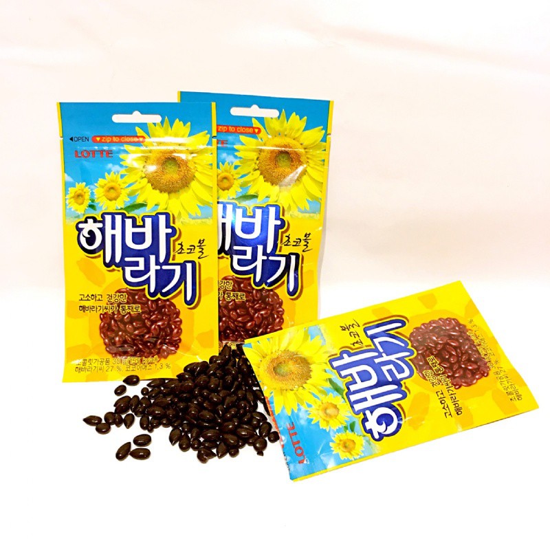 現貨 韓國樂天lotte 葵花子巧克力30g 蝦皮購物