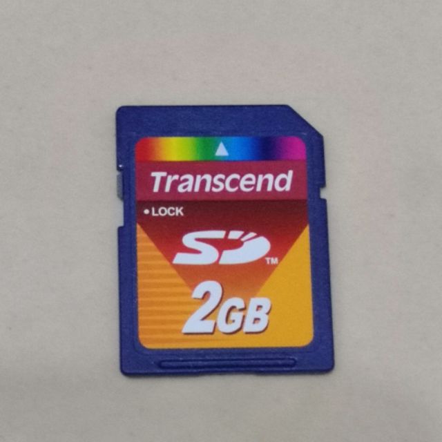 創見SD記憶卡2GB