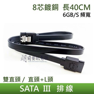 【SATA 排線】支援SATA III 向下支援 SATA 3 最大頻寬 6Gbps