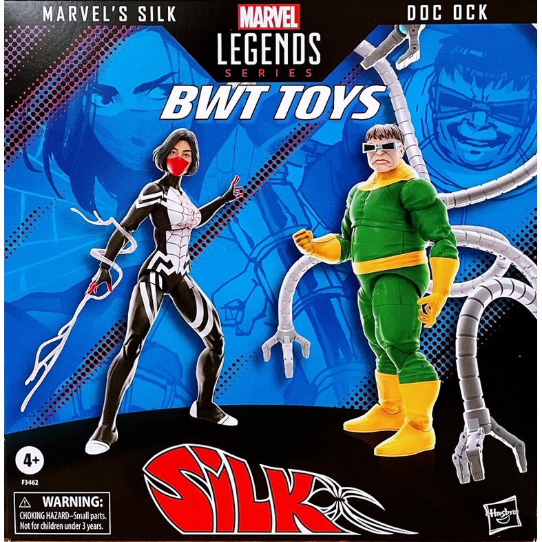【BWT】Marvel Legends 蜘蛛人 6吋 豪華雙人組 Silk &amp; Doc Ock 全新現貨
