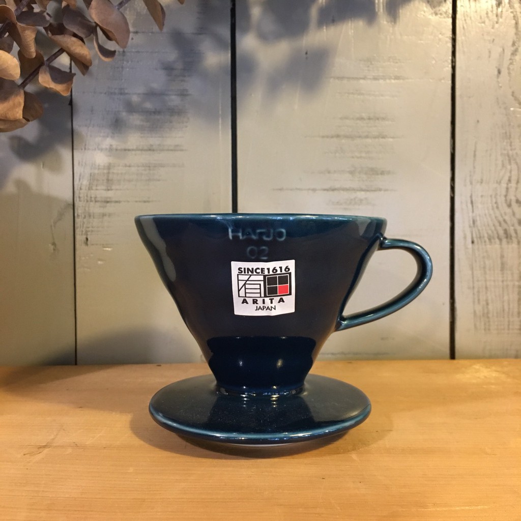 CAFÉ &amp; Hinoki-珈啡座 | HARIO限量陶瓷濾杯 V60 2-4人 (藏青藍)