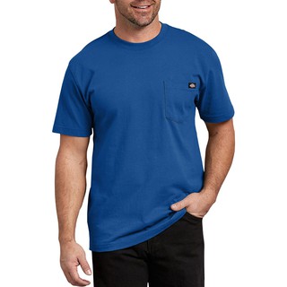 【DICKIES】WS450 RB Heavyweight 高磅數 小LOGO 口袋 短T (藍色) 化學原宿