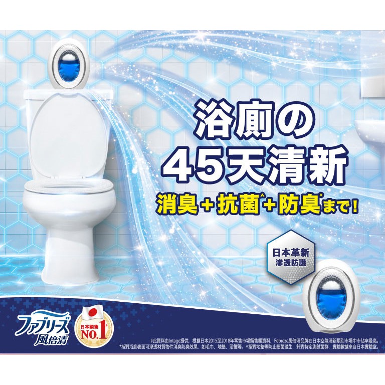 現貨 日本 風倍清 浴廁用抗菌消臭防臭劑 抗菌 6ML