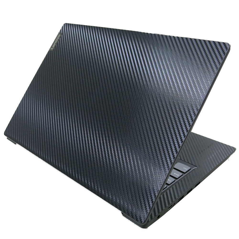 【Ezstick】Lenovo S145 14IWL 14 黑色立體紋機身貼 (含上蓋貼、鍵盤週圍貼) DIY包膜