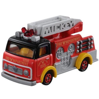 花見雜貨~日本進口全新正版迪士尼MICKEY米老鼠米奇消防車造型小車模型車TOMICA多美小汽車玩具車擺飾