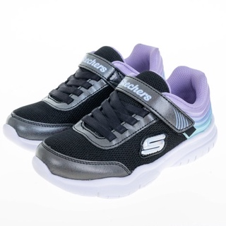 【零碼出清】27-SKECHERS 童鞋 慢跑鞋 休閒鞋 運動鞋 黑 FLEX BLAST 303502LBKMT