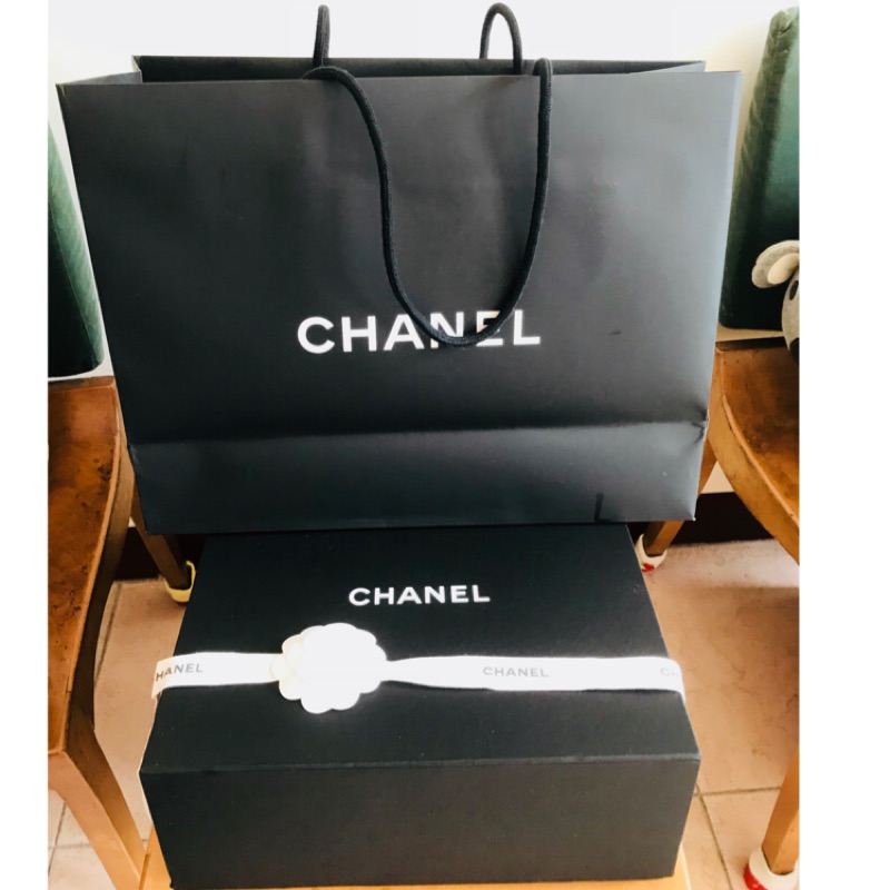 專櫃正品 CHANEL 香奈兒 名牌精品 磁扣式紙盒/紙袋