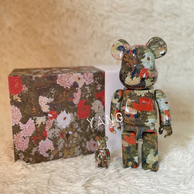 BE@RBRICK 伊藤若冲 いとうじゃくちゅう 牡丹小禽図 ぼたんしょうきんず BE@RBRICK 伊藤若冲 いとうじゃくちゅう 牡丹小禽図 ぼたん