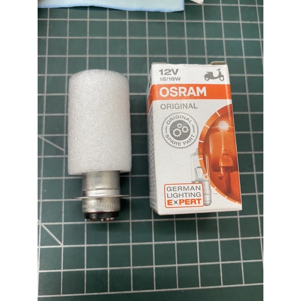 歐斯朗燈泡 OSRAM 機車燈泡 小盤燈泡 小登山 三角盤 小盤機車燈泡 12V18/18W 12V35/35W 燈泡