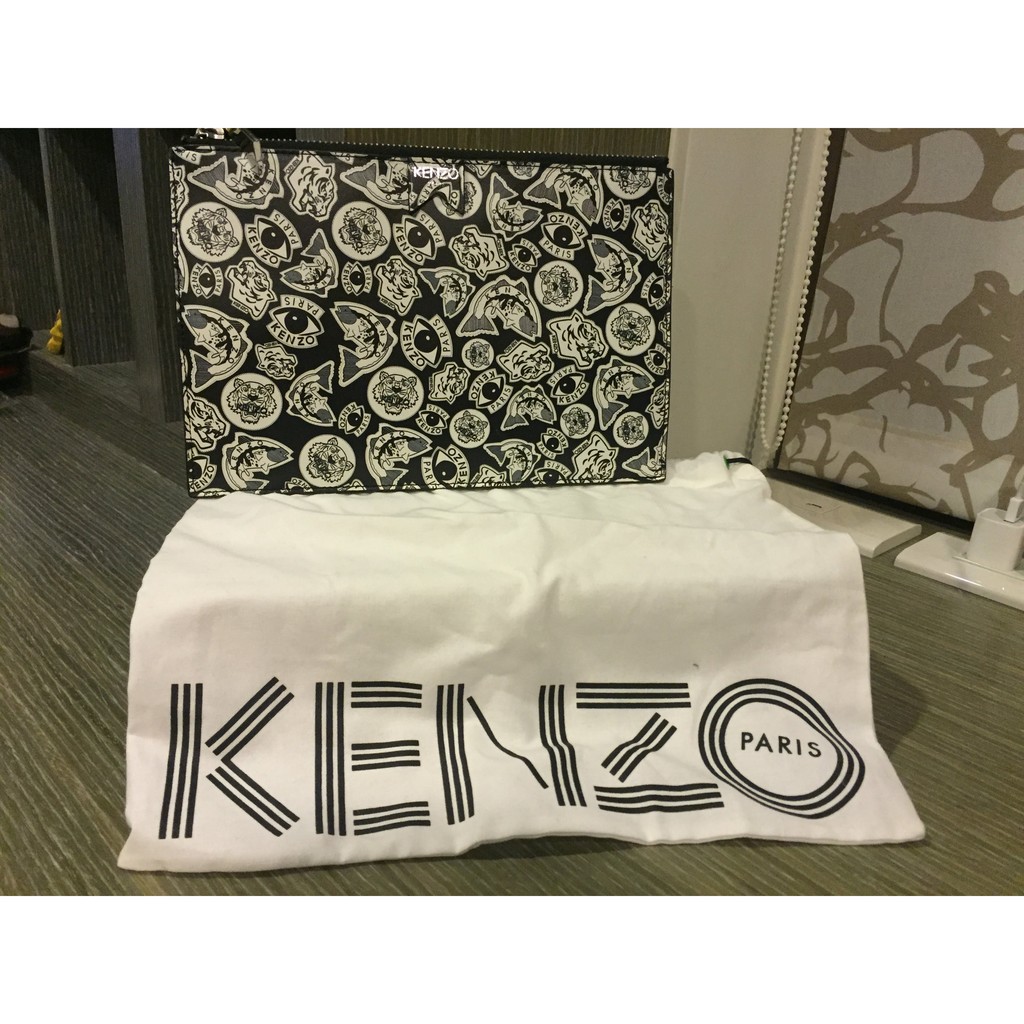 Kenzo 經典logo款 手拿包