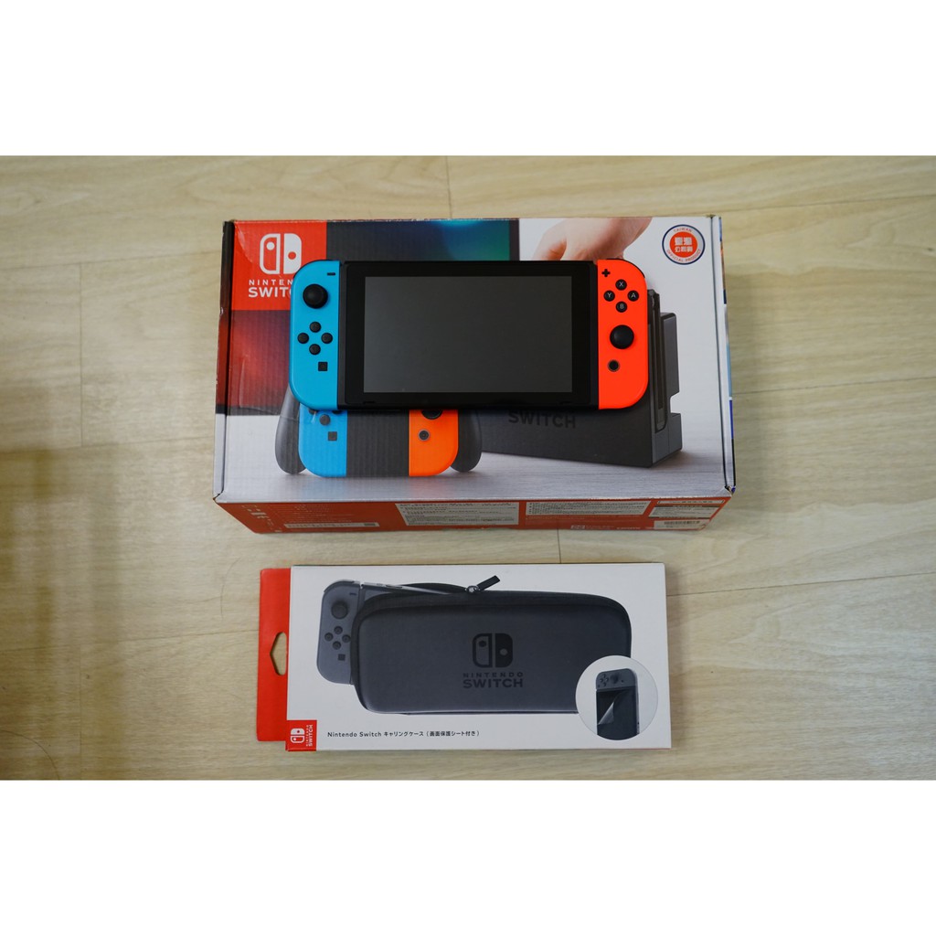 Nintendo Switch  NS 主機 紅藍磯 二手(非電力加強版)