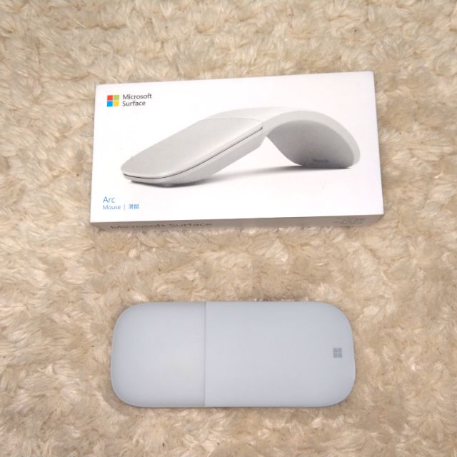 【公司貨用不到五次】Microsoft Surface Arc 藍芽滑鼠 銀灰色 便攜 羅技 LOGITECH