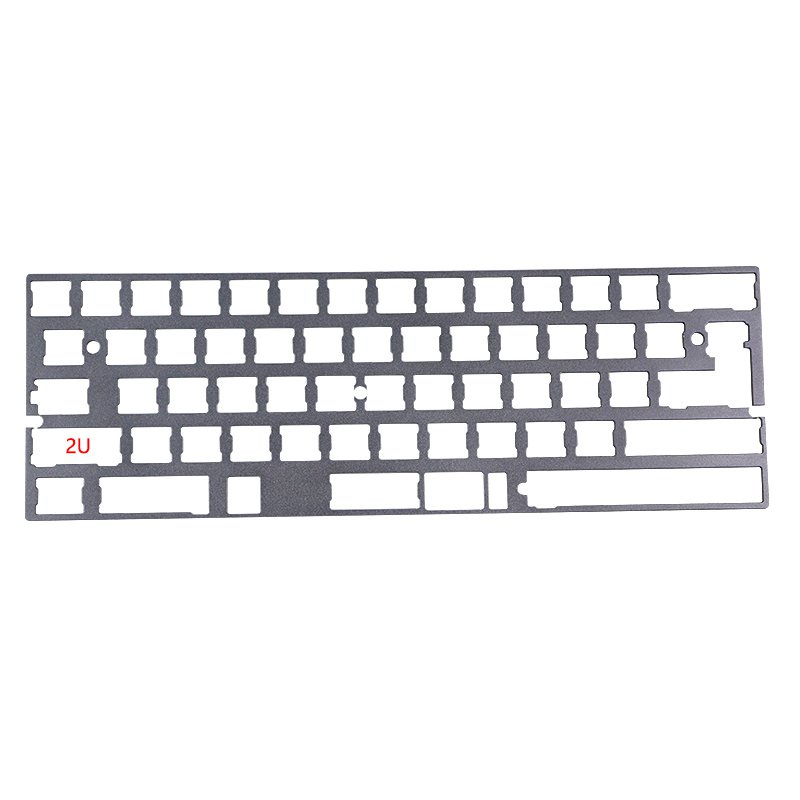 【鍵盤定位板】機械鍵盤客製化陽極鋁定位板 DIY xd60 64 gh60支持方向鍵左移