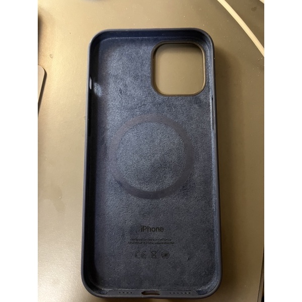 iPhone 12 Pro Max 蘋果原廠magsafe矽膠殼 海軍藍色