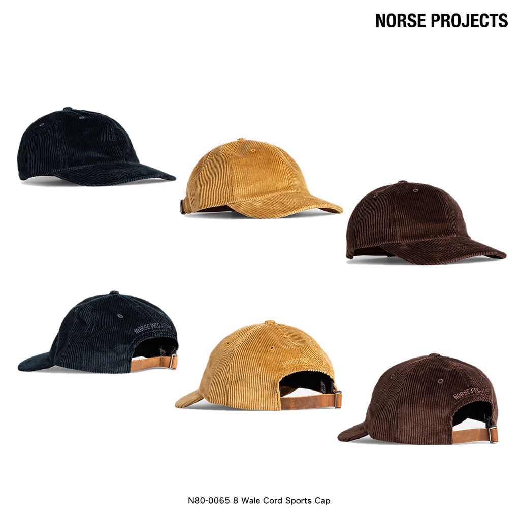 LESSTAIWAN ▼ NORSE PROJECTS N80-0065 8 Wale Cord Sports Cap