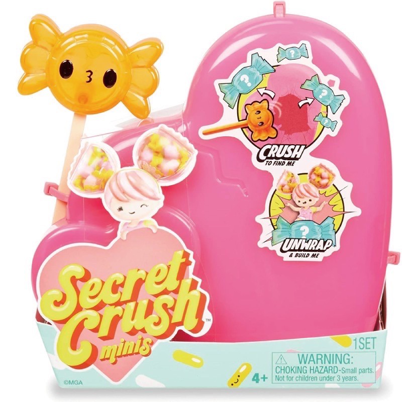 現貨當天寄正版授權secret Crush 秘密糖心迷你娃娃振光公司貨 蝦皮購物