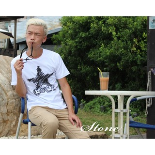 SB Star & LOVE印花圓領短Tee
