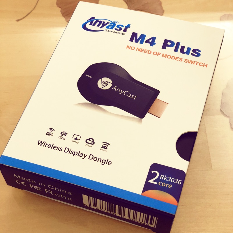WIFI無線HDMI同屏器 升級版 Anycast m4 plus Miracast 手機電視投影傳輸器