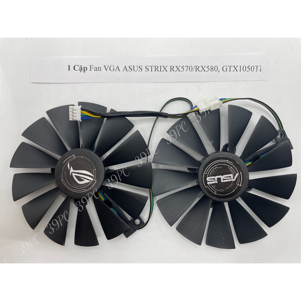 [39PC] 1 對華碩 STRIX RX570 / RX580、GTX1050Ti VGA 風扇