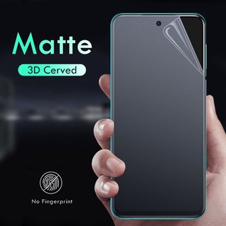XIAOMI MI 啞光水凝膠膜全覆蓋矽膠螢幕保護膜小米米9T 10T Poco F2 Pro X3 F3 M3 Red