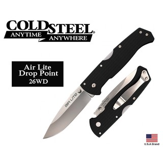美國Cold Steel冷鋼Air Lite Drop Point折刀日本AUS-10A不銹鋼G10柄【CS26WD】