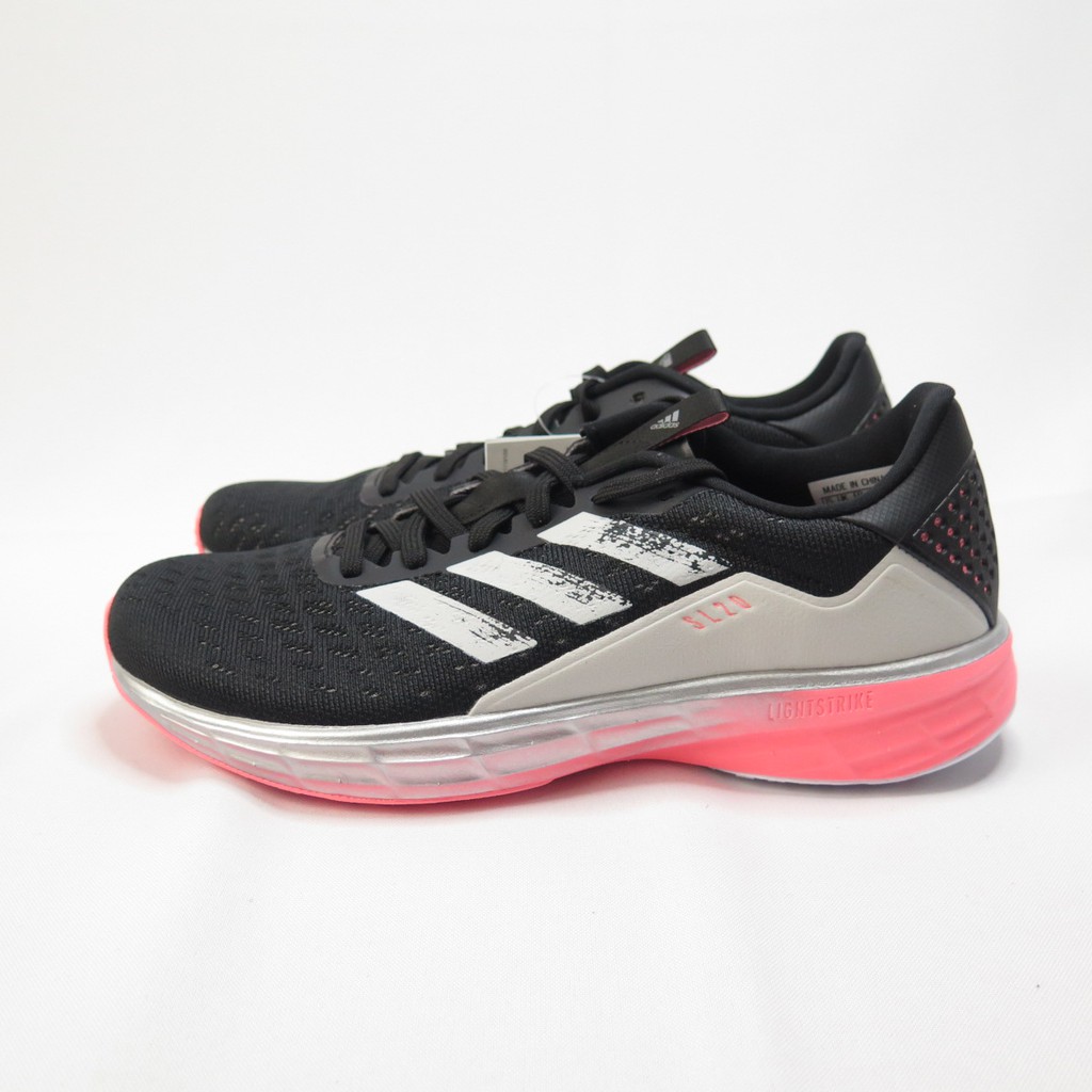 ADIDAS SL20 W 女款慢跑鞋刷漆設計EG2054 黑X螢光粉【iSport愛運動】 | 蝦皮購物