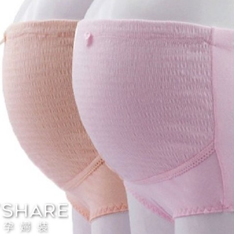 [滿額免運] 純棉-樹皮式加強托腹效果 孕婦內褲 托腹內褲 BabyShare時尚孕婦裝 (320064)