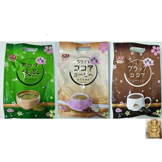 廣吉 玫瑰鹽系列沖泡飲品 抹茶黑芝麻 白可可咖啡 風情黑可可