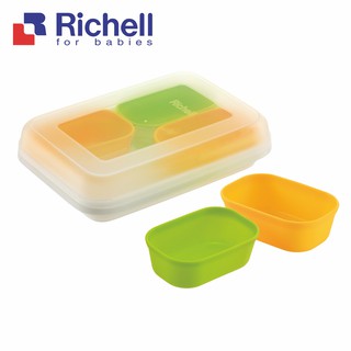 Richell 利其爾｜離乳食分裝盒_50ML_4入(副食品容器第一首選品牌)