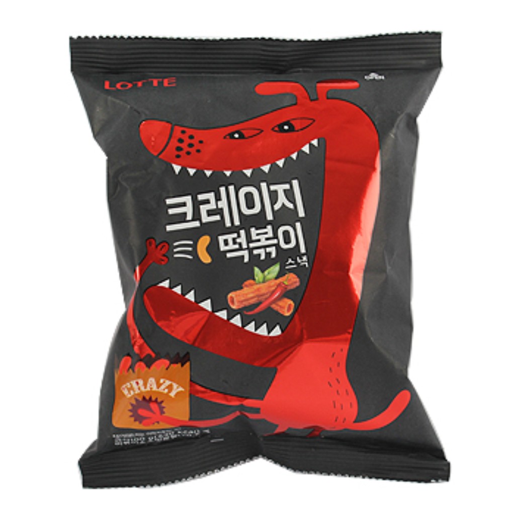 韓國 內銷 樂天 LOTTE 怪獸辣炒年糕餅乾 年糕條 100g/包 新品特價