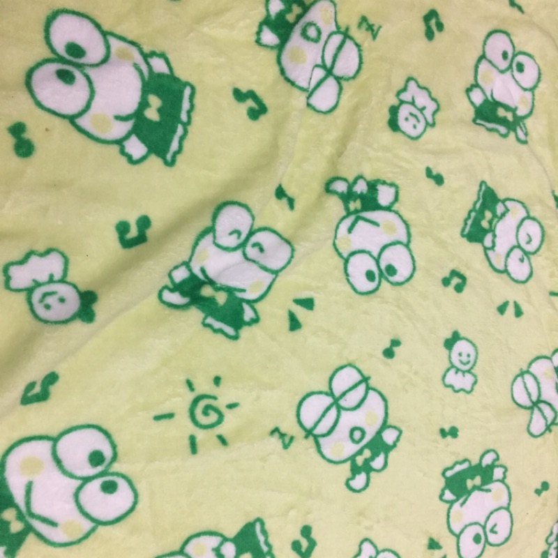 Sanrio 三麗鷗 ★彡 2017年 大眼蛙 Keroppi 皮皮蛙 小毛毯