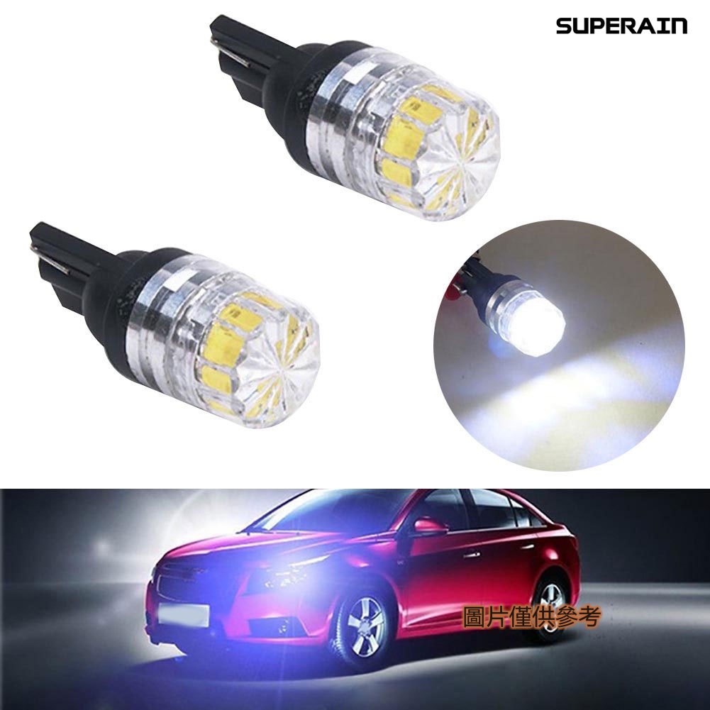 【汽車百貨】2件t10 5050 5 SMD白色LED汽車側尾燈燈泡