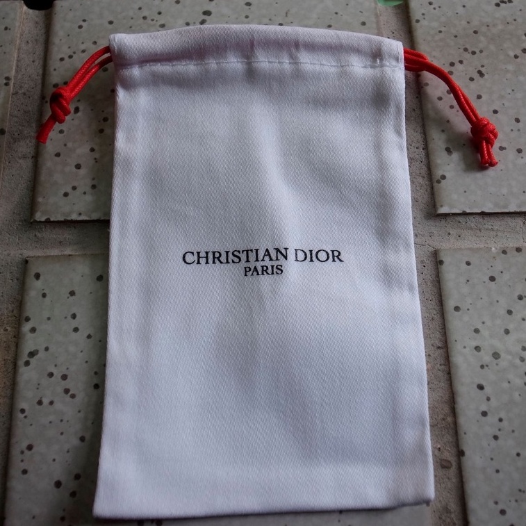 Dior 迪奧 克麗絲汀 布袋 束口袋 尺寸約 7公分x 11.5公分