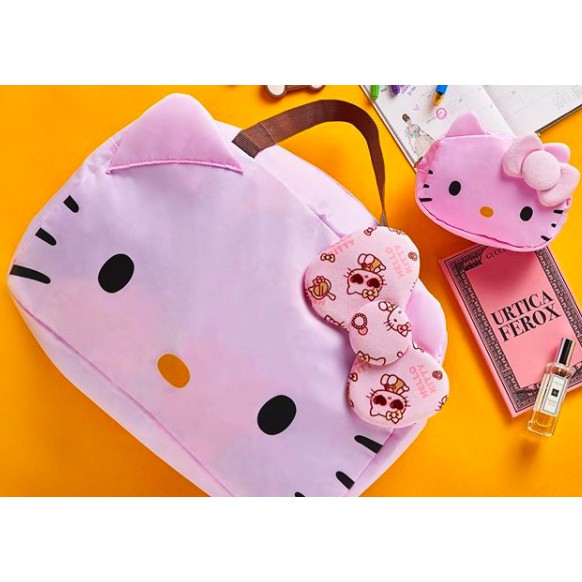 〔全新〕昇恆昌 x Hello Kitty 旅行袋(內含化妝包)