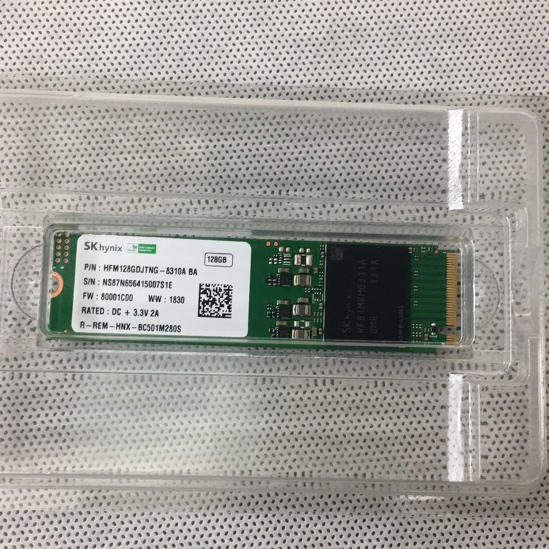 SK hynix 海力士SSD固態硬碟 M.2 PCIE SSD 128G