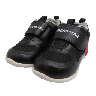 (2022/03現貨)日本月星Moonstar機能童鞋頂級學步系列3E寬楦穩定彎曲鞋款-黑(12.5~14.5號)