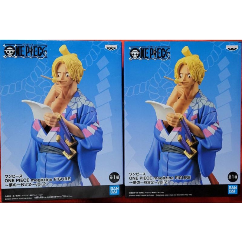 航海王 海賊王 金證 白證公仔 magazine figure 夢的一枚 VoI.2 薩波