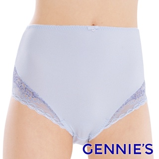 【Gennies 奇妮】典雅風情中腰內褲-粉藍(GB49)