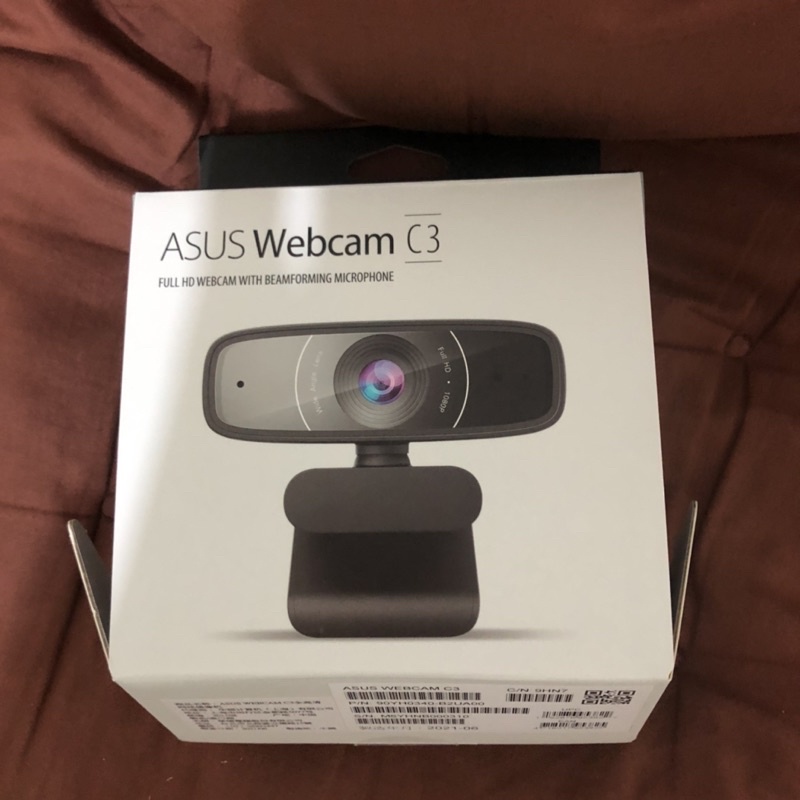 ROG WebcamC3筆電電腦網路攝像機 攝像頭 視訊鏡頭 視訊頭 USB1080p FHD廣視角 ASUS