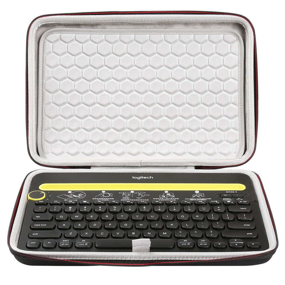 現貨快出適用羅技K480鍵盤包收納包無線藍牙鍵盤保護包便攜手提抗壓防塵殼